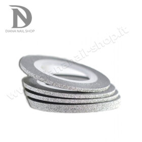 nastro argento glitter