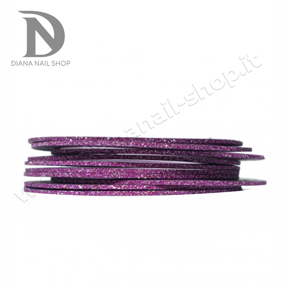 nastro rosa glitter