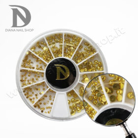 STRASS ORO DIVERSE DIMENSIONI