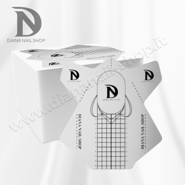 NAIL FORM SILVER  IN BOX 100 pz