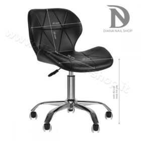 sedia comfort nera