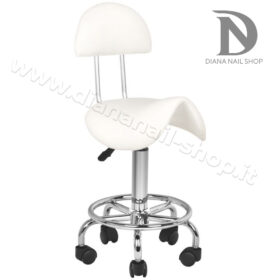 sedia ergonomica bianca