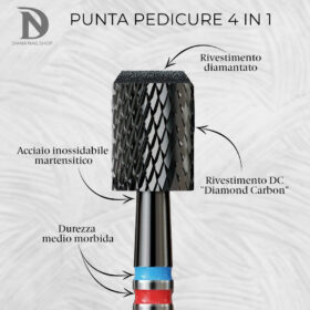 PUNTA PEDICURE 4 IN 1 DLC - immagine 3