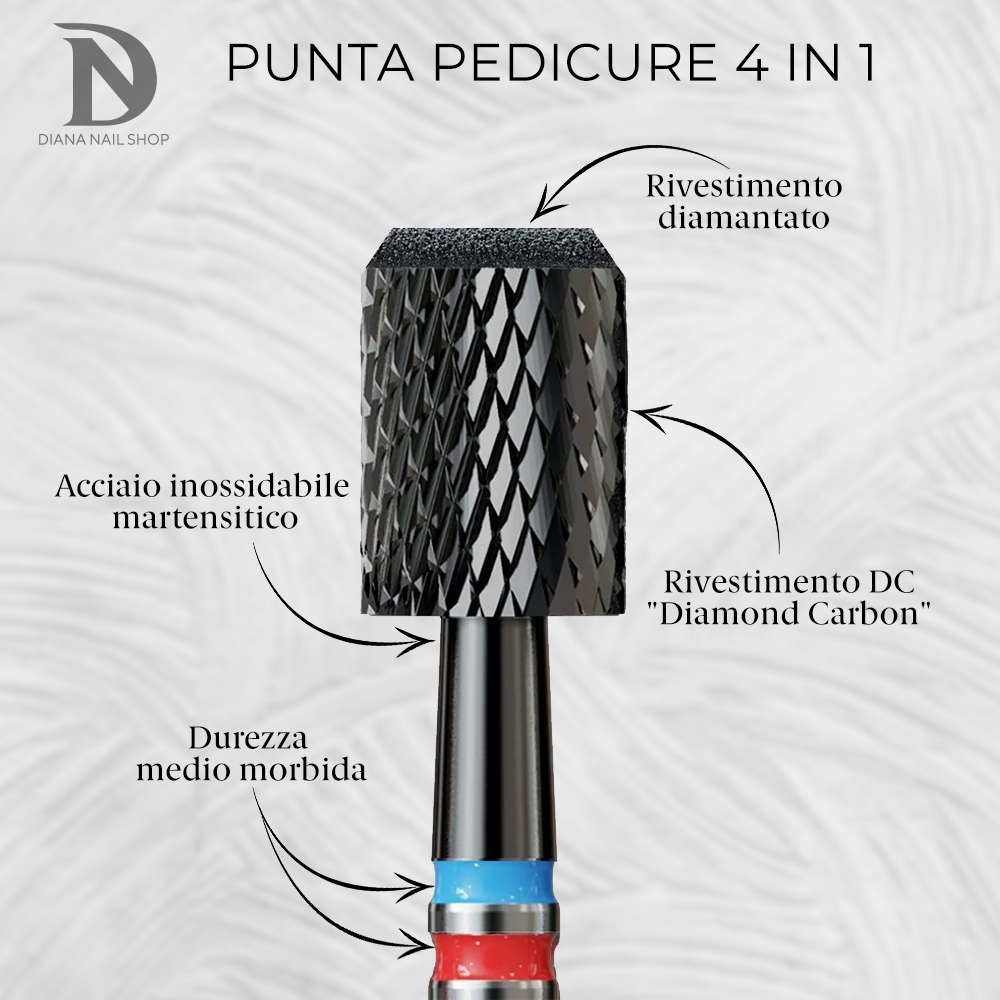 DIAMOND DEB FILE PELLE PUNTA UNGHIE PODOLOGIA MANICURE PEDICURE - Foto 9