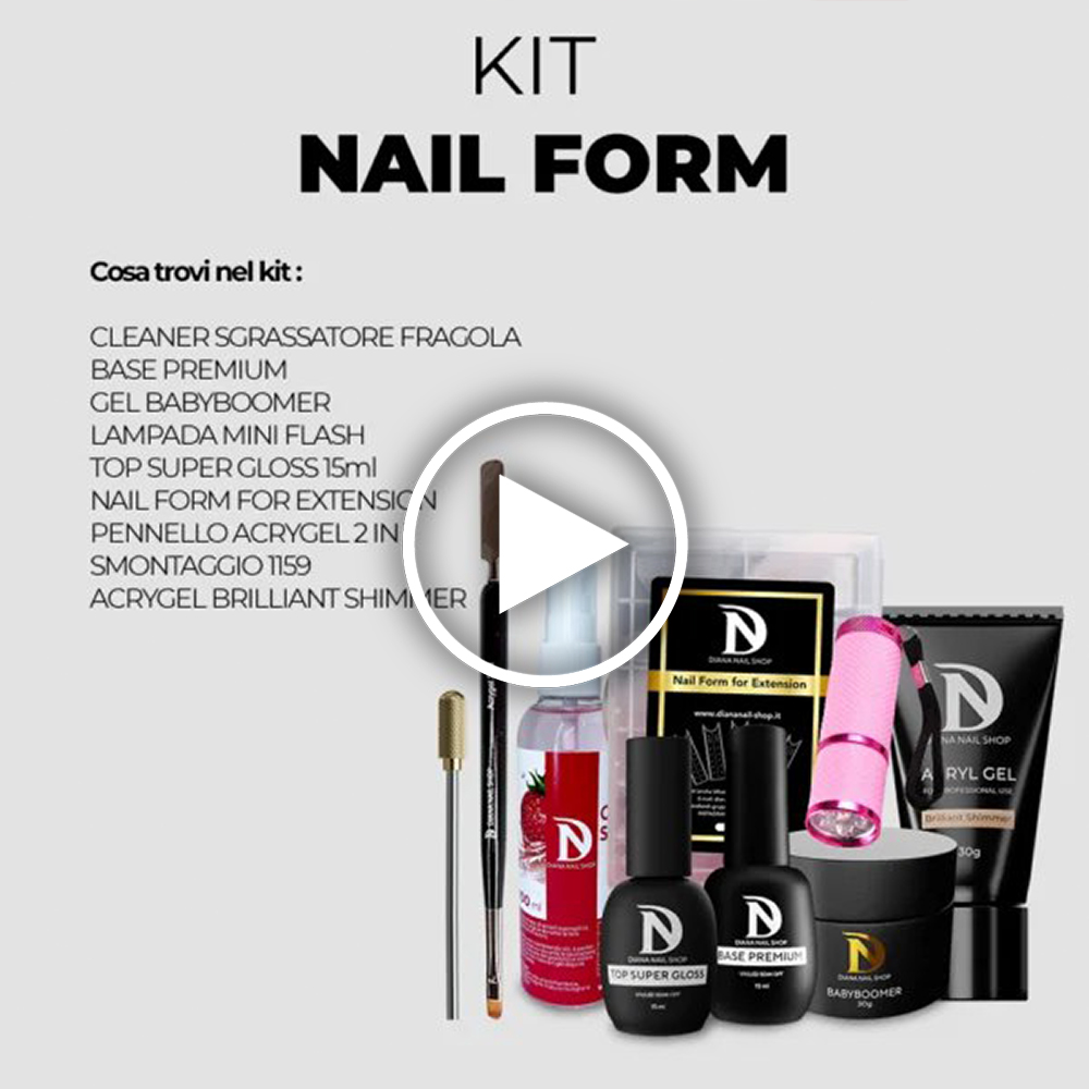 Ricostruzione con NAIL FORM FOR EXTENSION - Diana Nails Shop Italy Ricostruzione con NAIL FORM FOR EXTENSION - Diana Nails Shop Italy