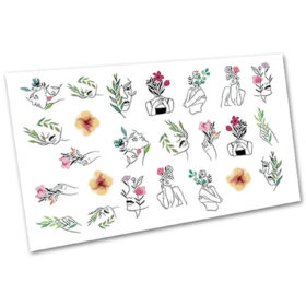 KIT FLORAL FACE 02 (6pz) - immagine 7
