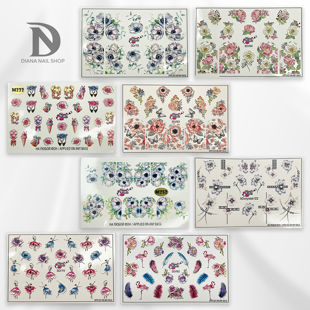 KIT FLOWER 3D (8pz)