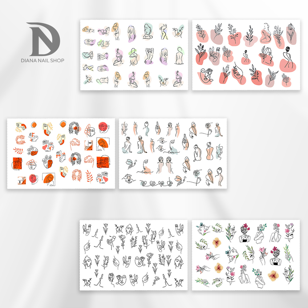 kit floral face 02 6pz