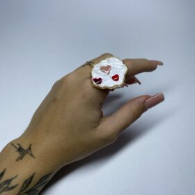 Anello palette irregolare