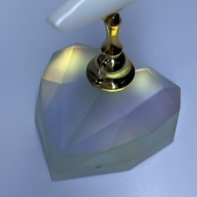 Espositore a cuore opal white