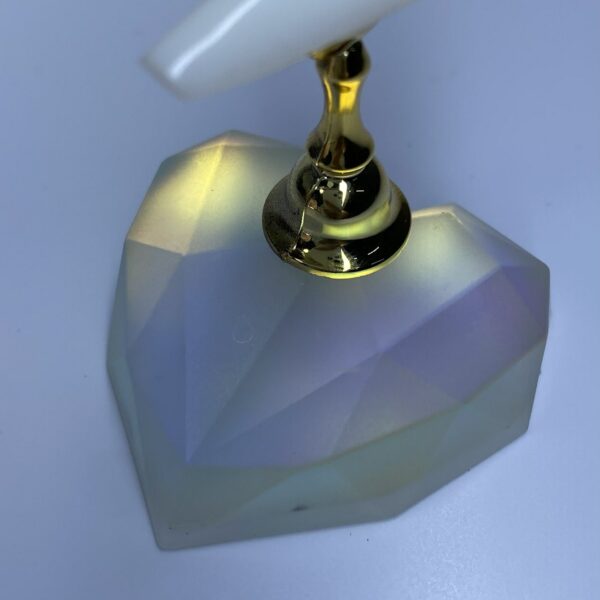 Espositore a cuore opal white