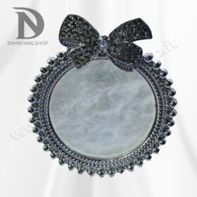 Espositore\Palette white con fiocco e svarowsky