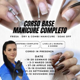 CORSO BASE MANICURE Fresa · Dry & Combi Manicure · Soak Off